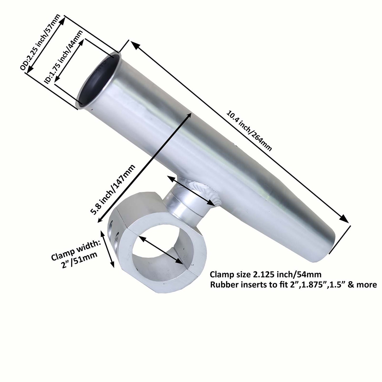 Pair Single T-Top Rod Holders