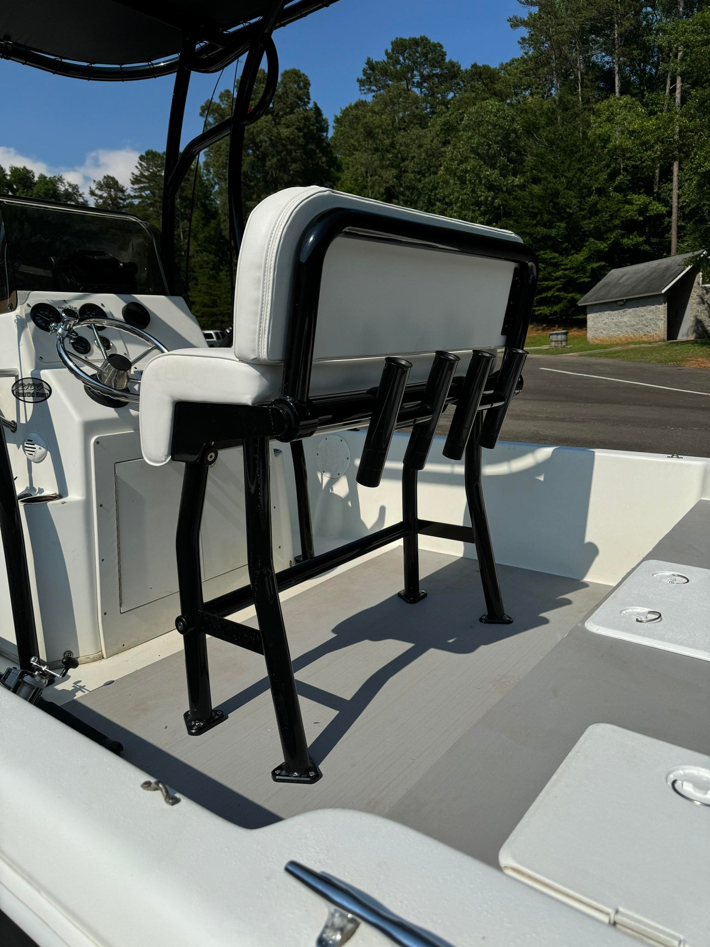 Leaning Post for Center Console Boat