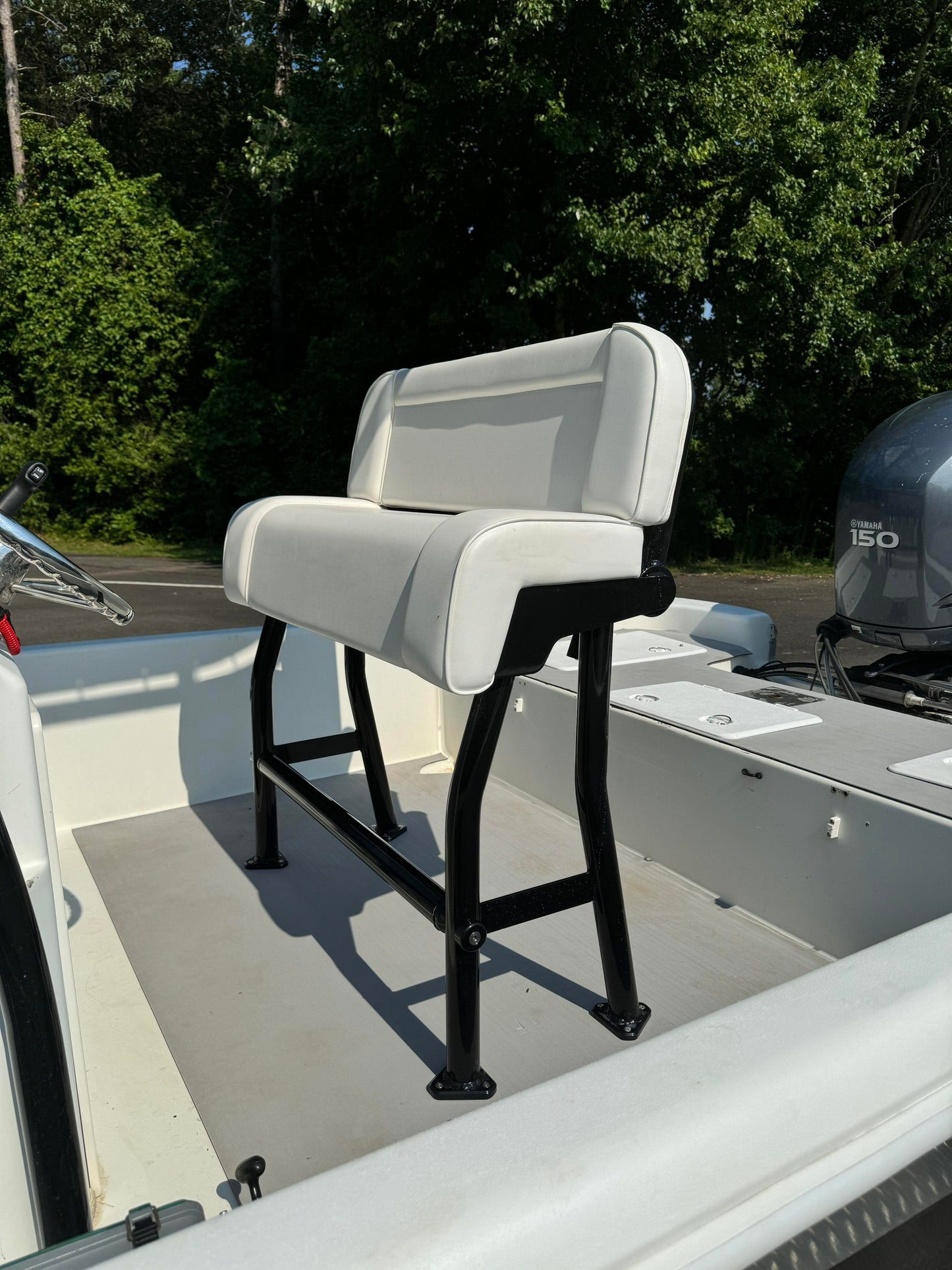 Leaning Post for Center Console Boat