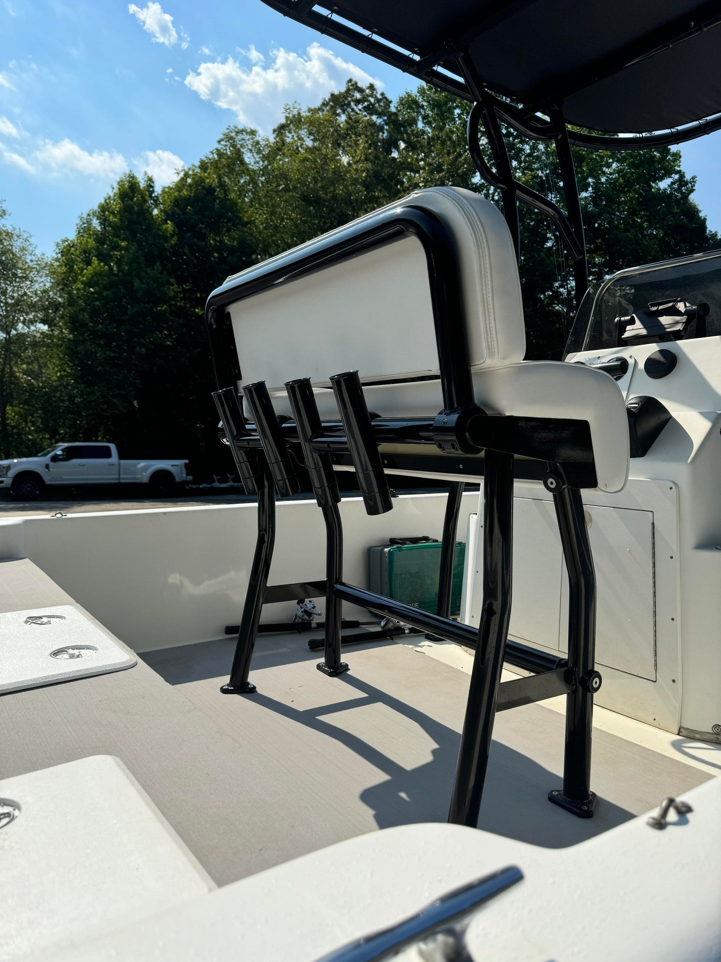 Leaning Post for Center Console Boat