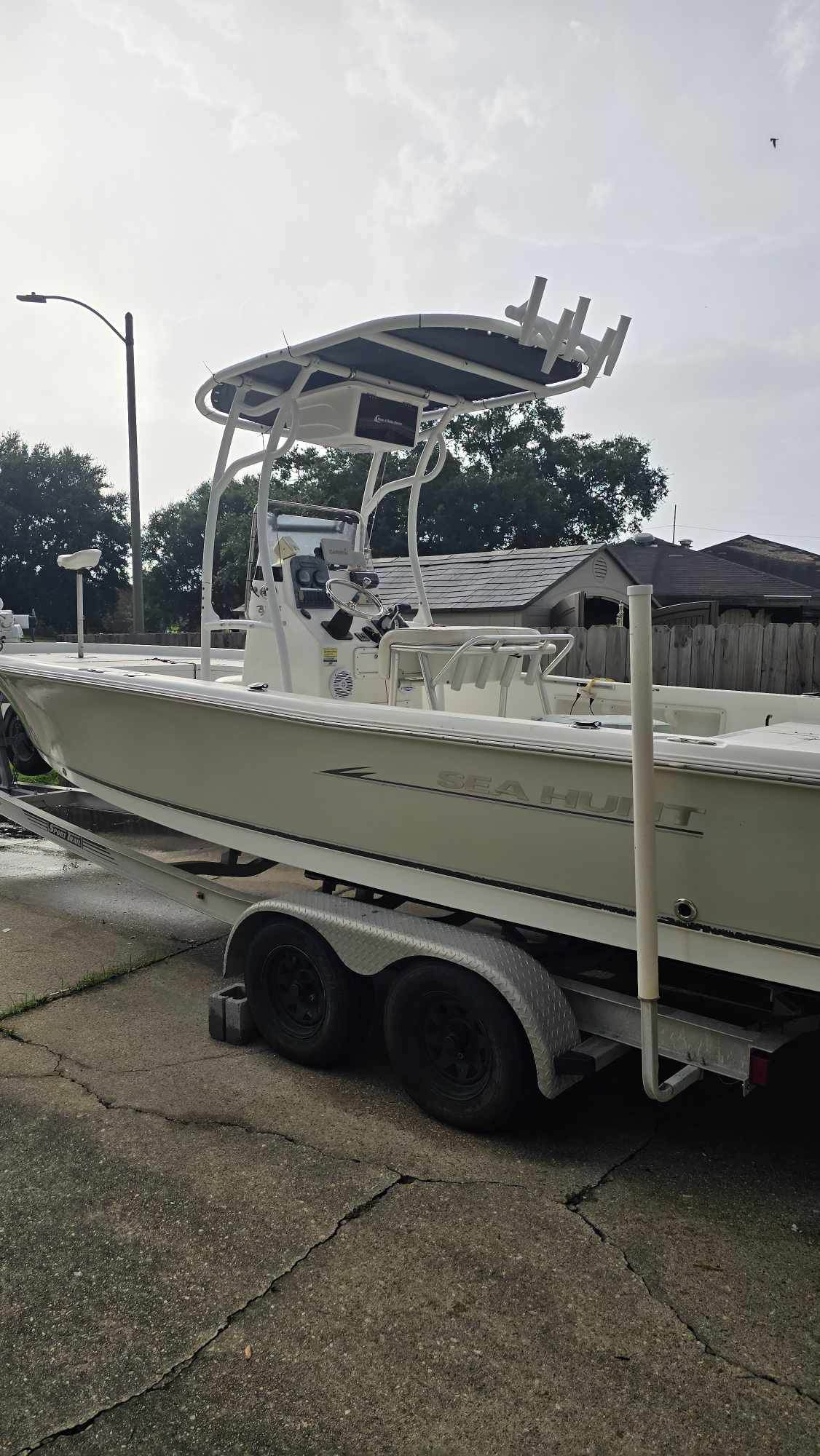 White Powder Coated Pro 600 Heavy Duty T-Top Package (Out of Stock)