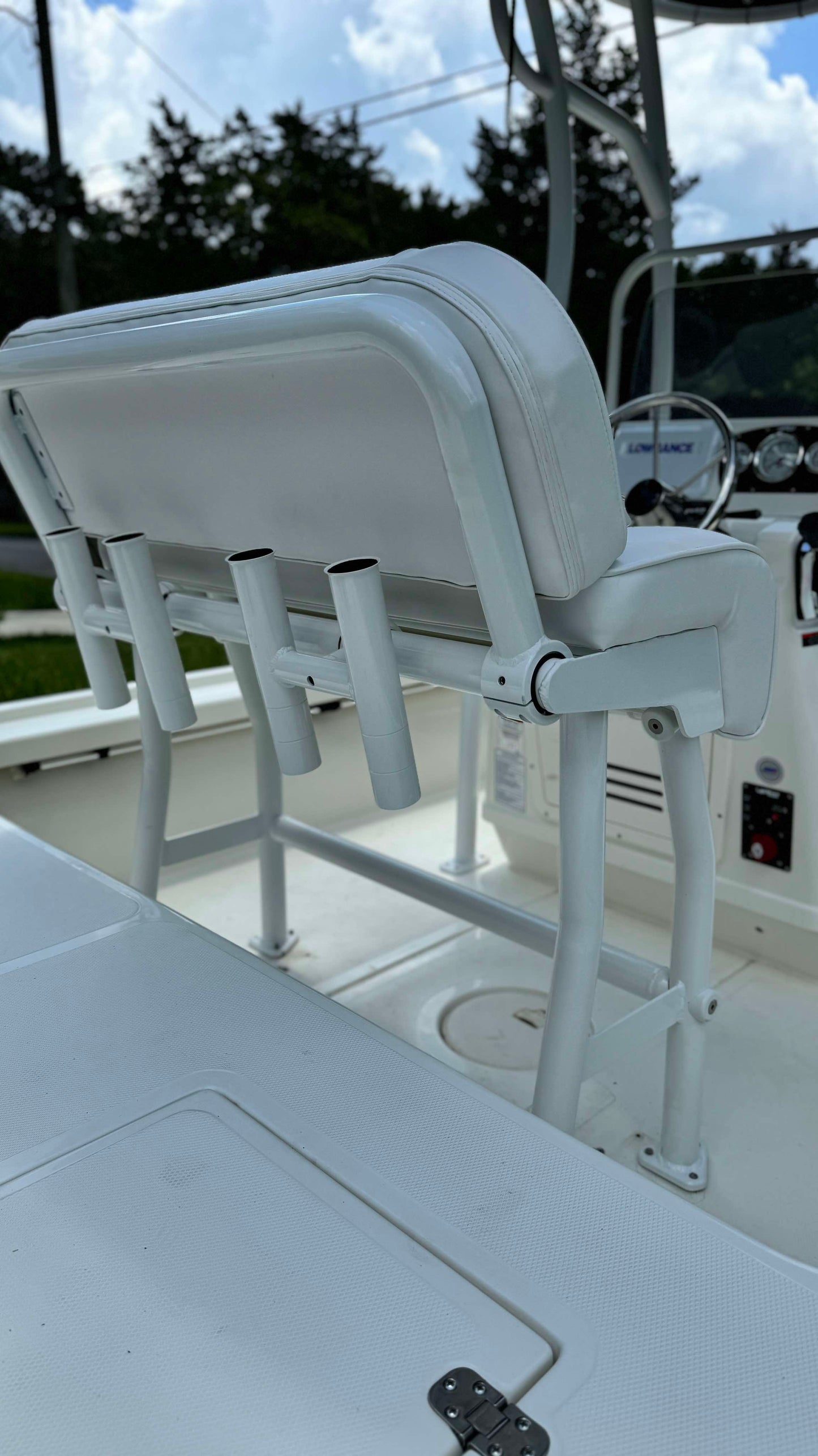 Leaning Post for Center Console Boat