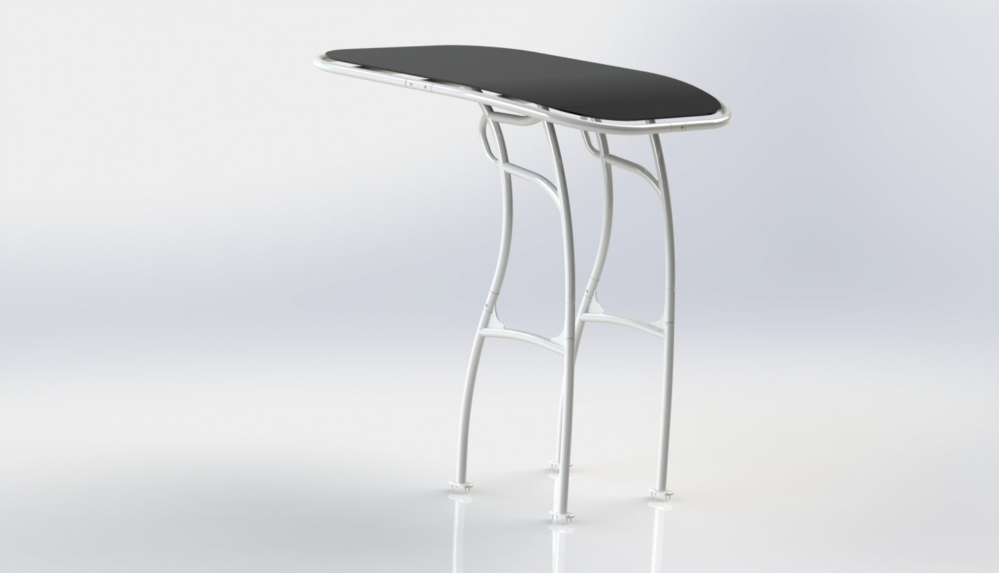 White Powder Coated Pro 600 Heavy Duty T-Top Package (Out of Stock)