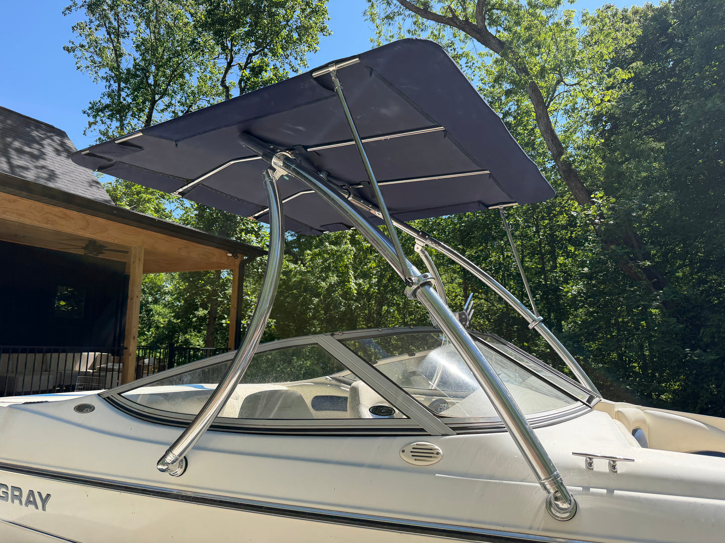 Oversized Wakeboard Tower Bimini Top