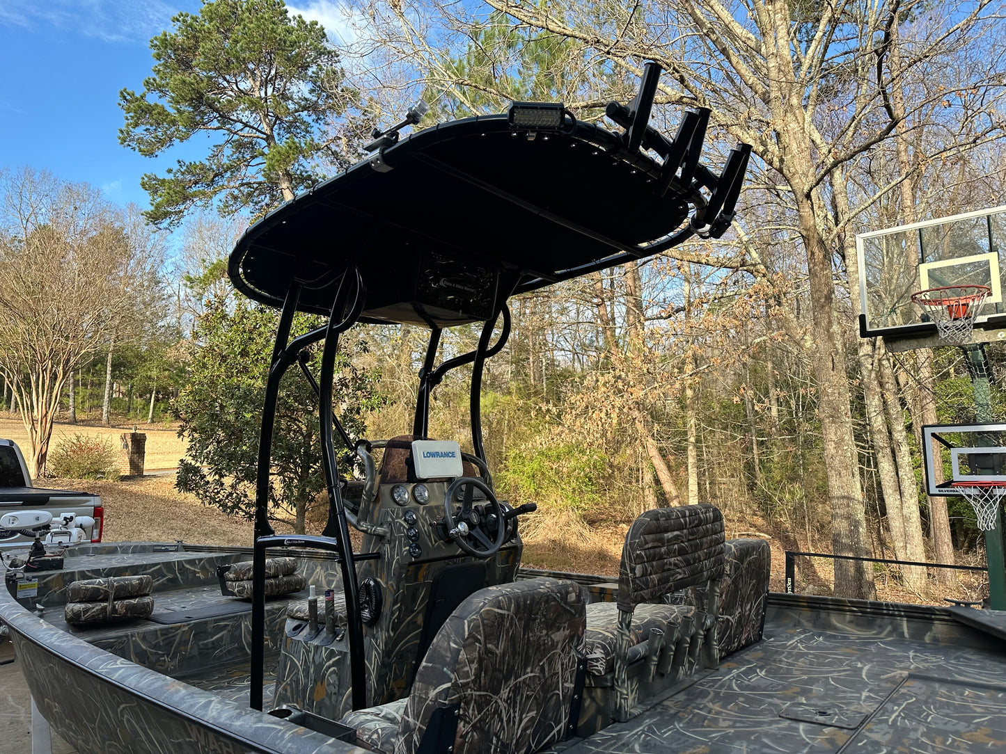 Black Powder Coated Pro 600 Heavy Duty T-Top