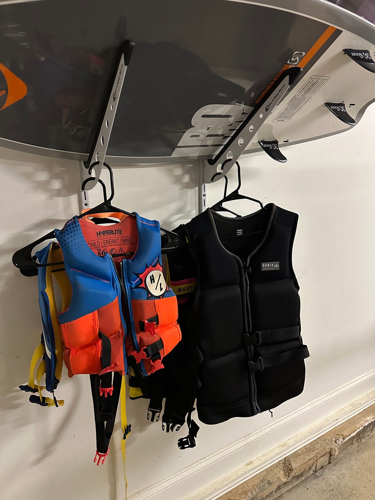 Wall Board Storage Rack surf wake skate board