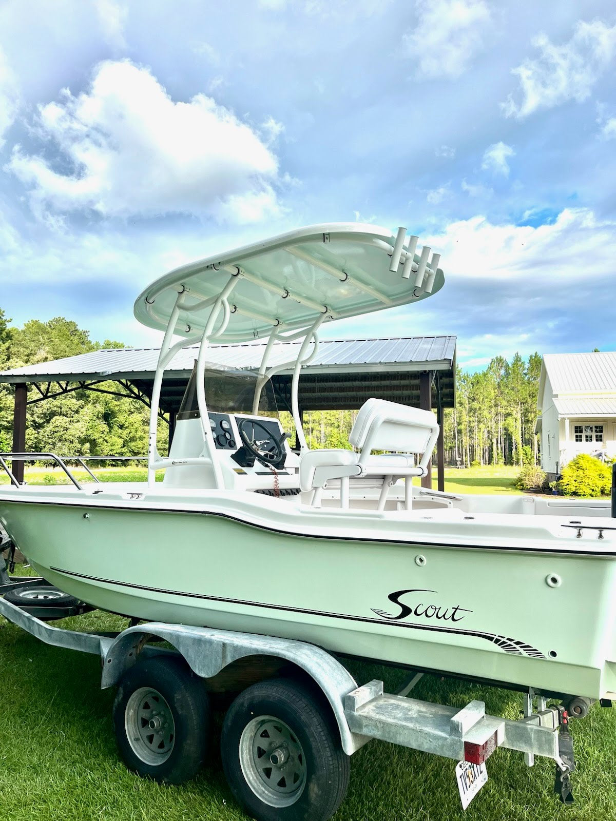 scout boat hard top