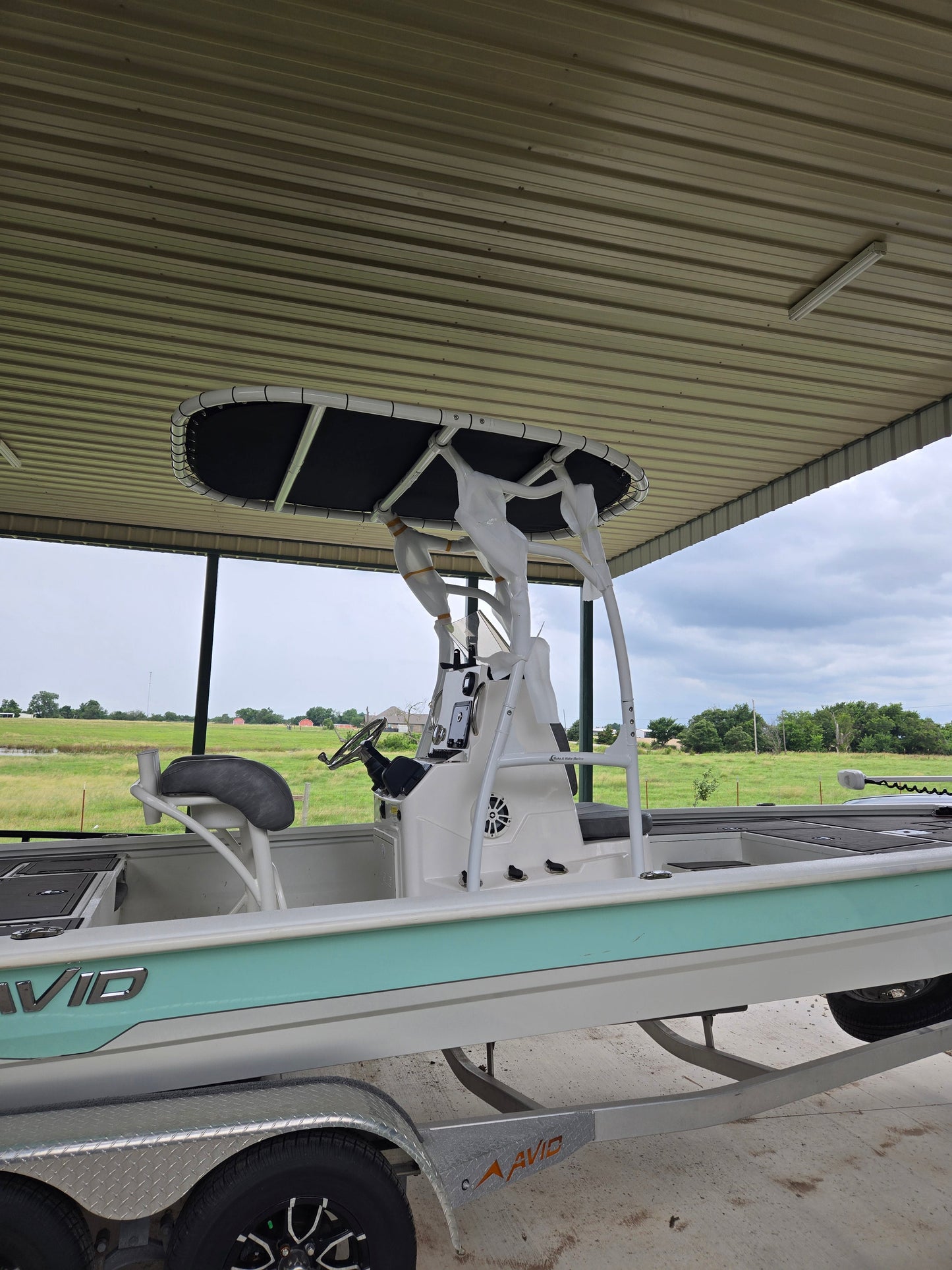 White Powder Coated Pro 600 Heavy Duty T-Top