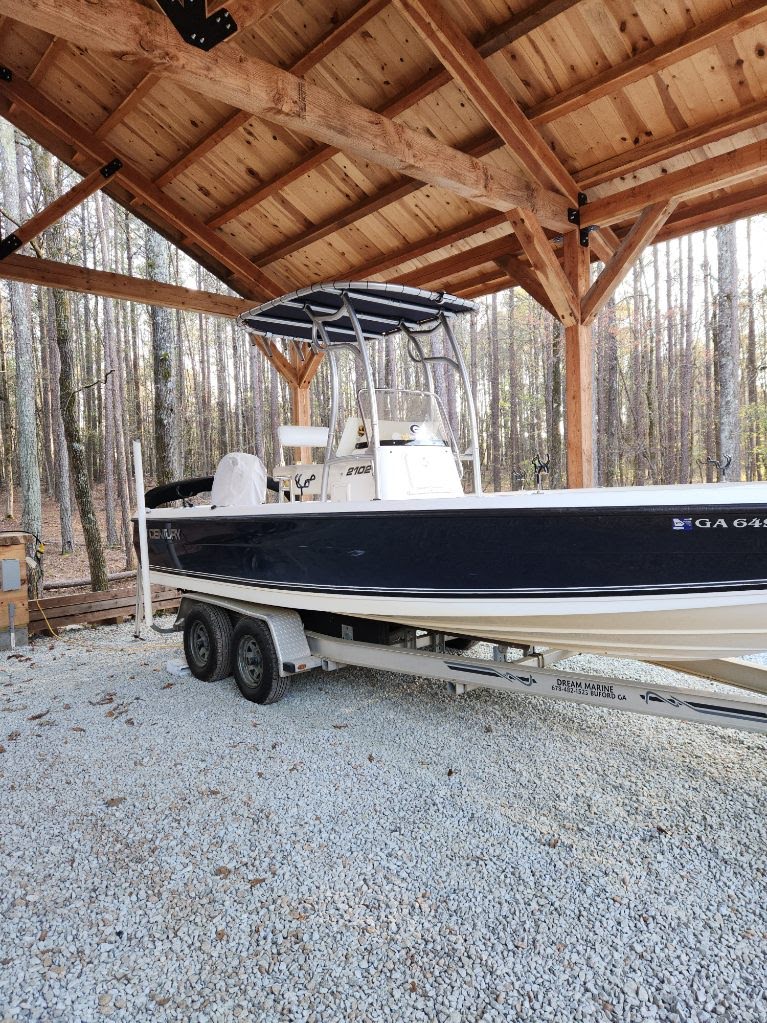 century boat t top aluminum