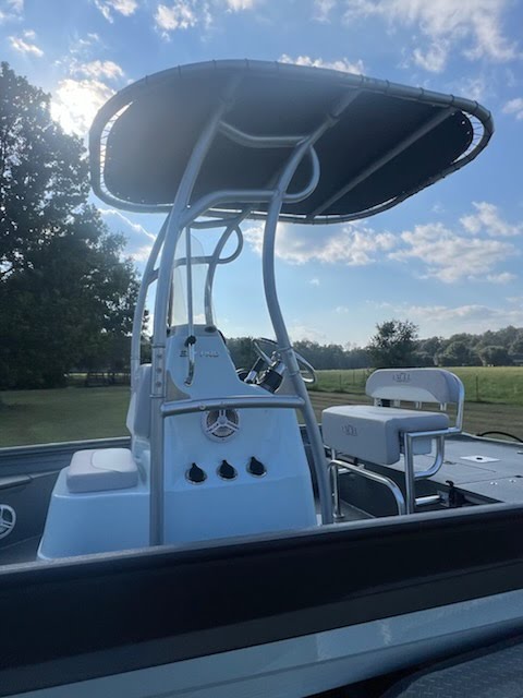 excel aluminum boat t top