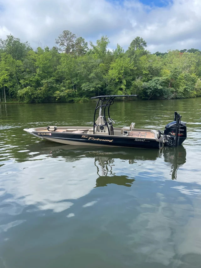 excel aluminum boat ttop