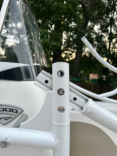 folding boat t top white