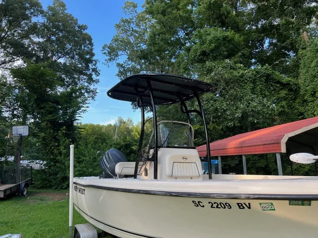 key west boat black t top