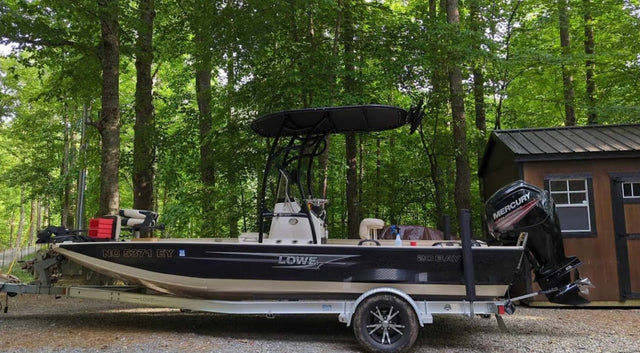 lowe aluminum boat t top