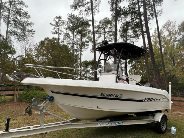 pro-line boat t top black powdercoat