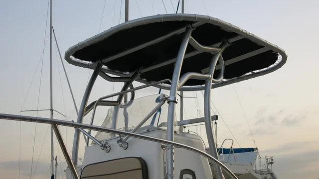Anodized Aluminum Pro 600 Heavy Duty T-Top w/ 5 Rod Holder