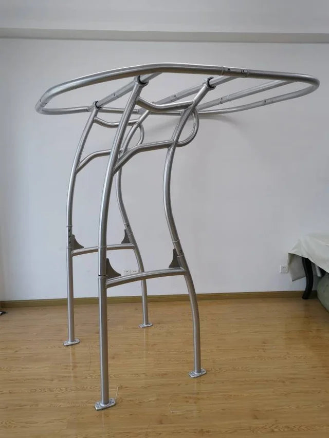 Anodized Aluminum Pro 600 Heavy Duty T-Top w/ 5 Rod Holder