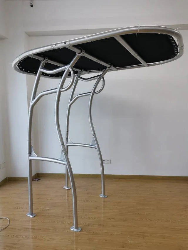 Anodized Aluminum Pro 600 Heavy Duty T-Top w/ 5 Rod Holder