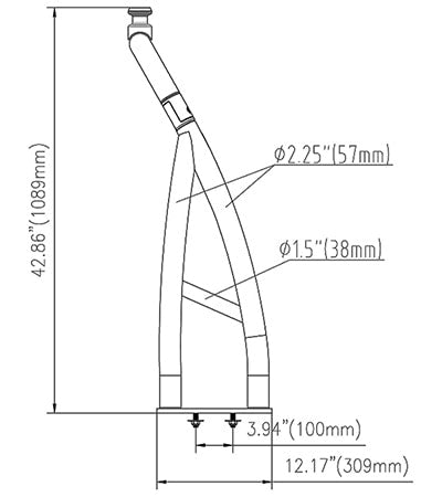 Ski Tow Bar for Pontoon Boats