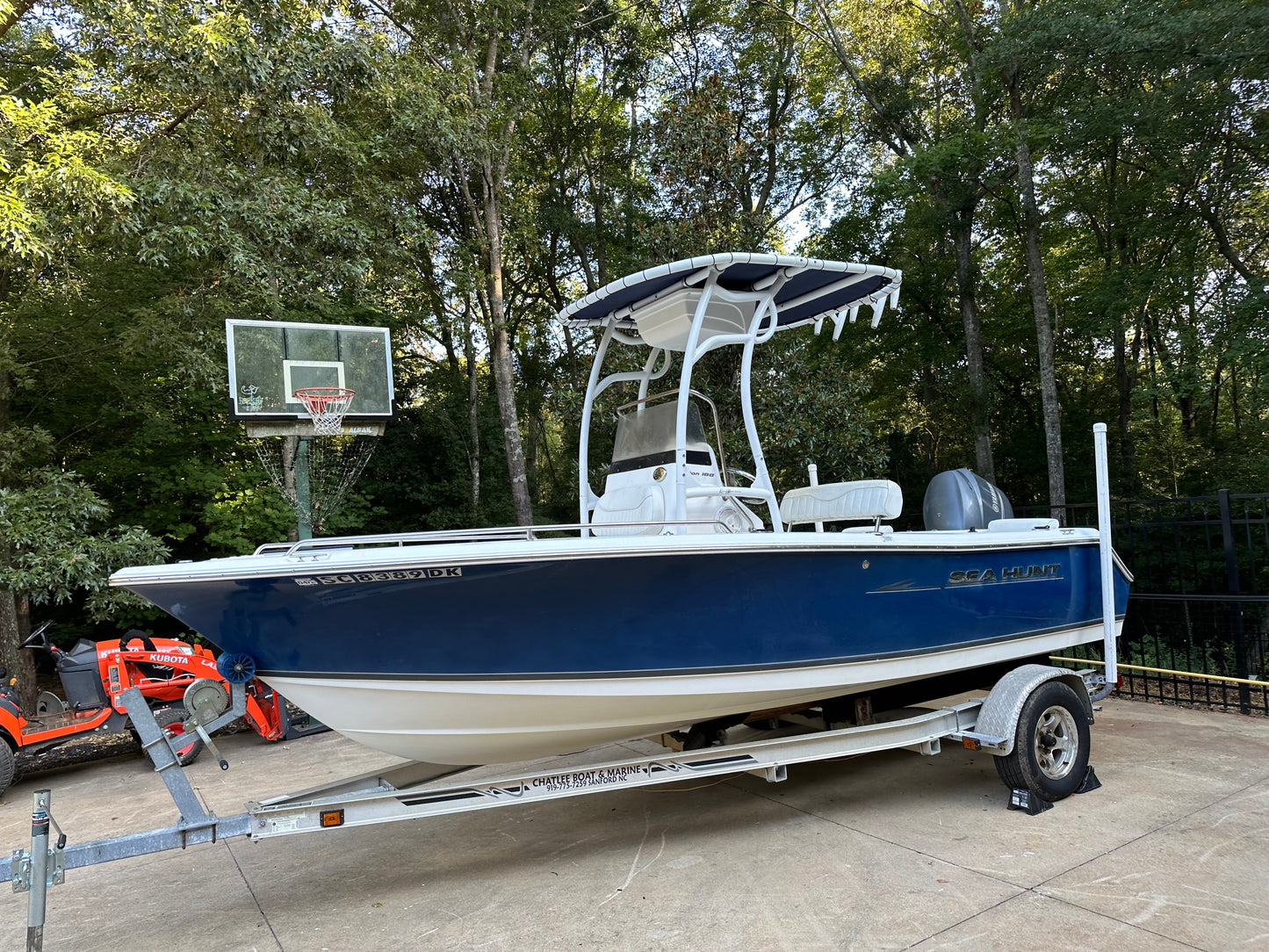 sea hunt boat t top folding t top