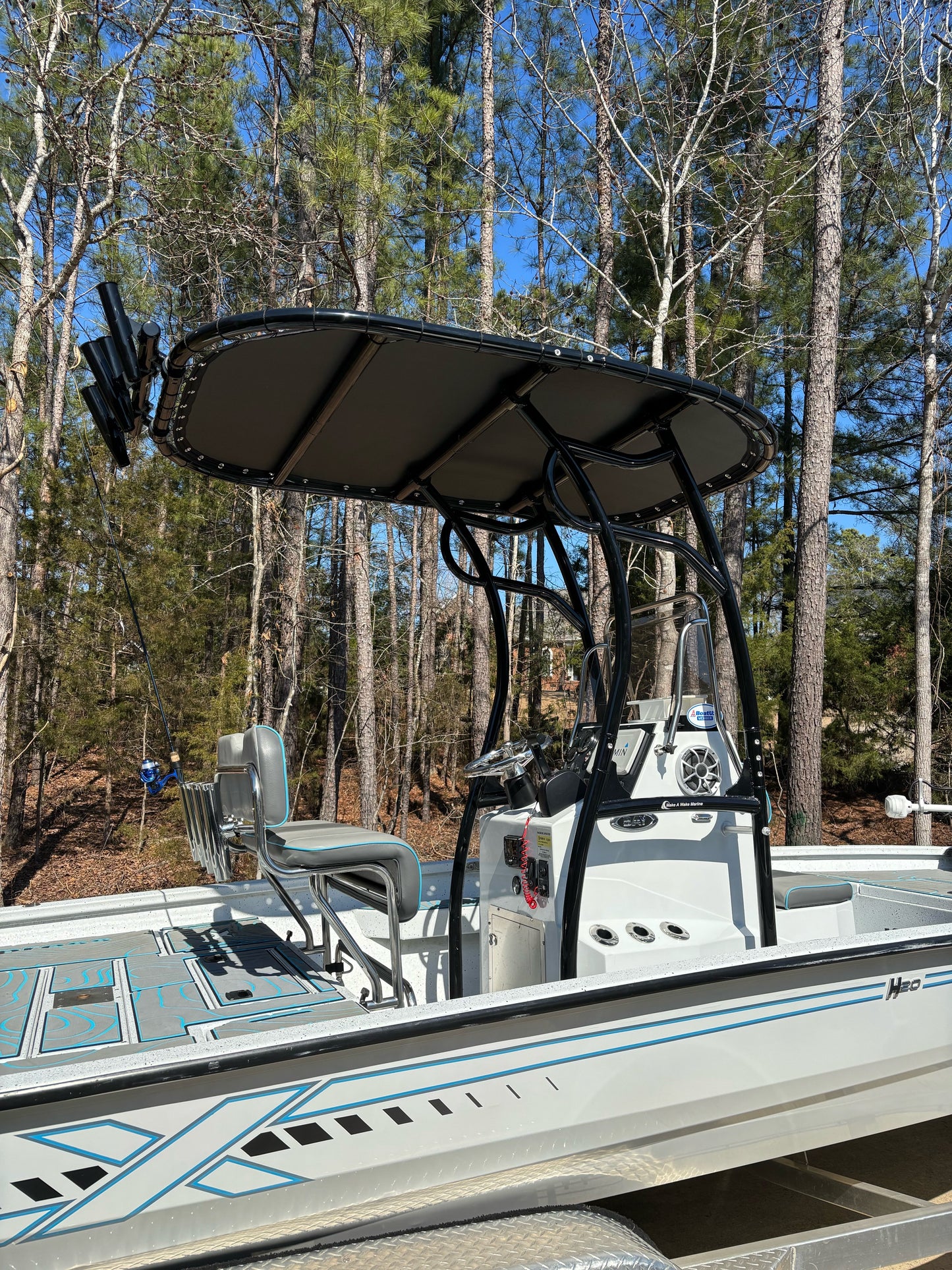 xpress h20 black boat t top