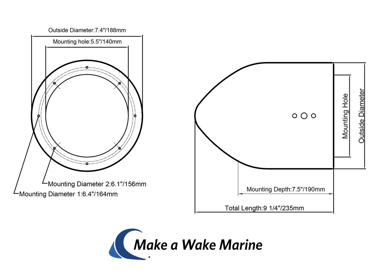 Matching T-Top Kicker Marine Boat Speakers with Swivel Mounts