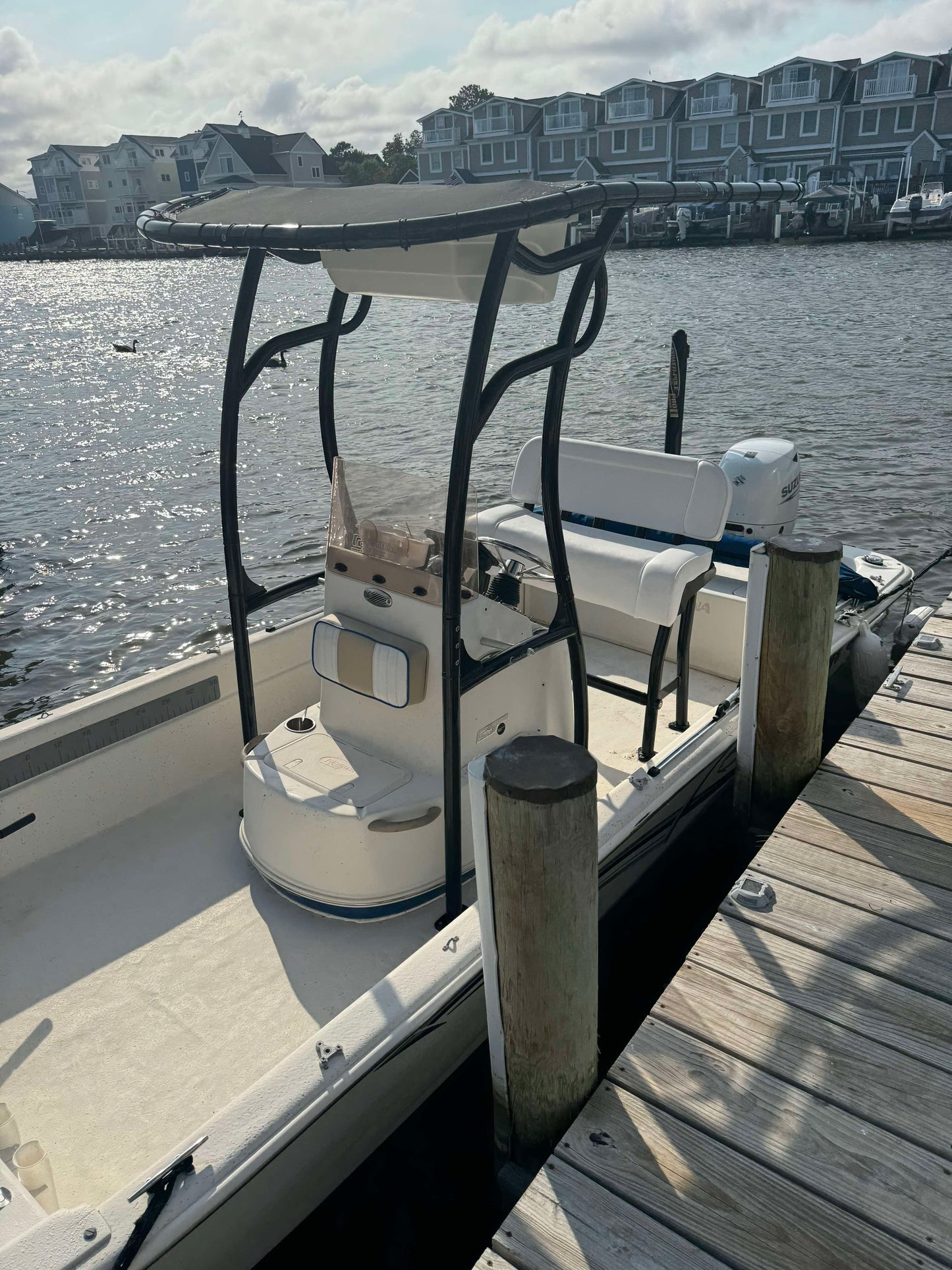 Leaning Post for Center Console Boat