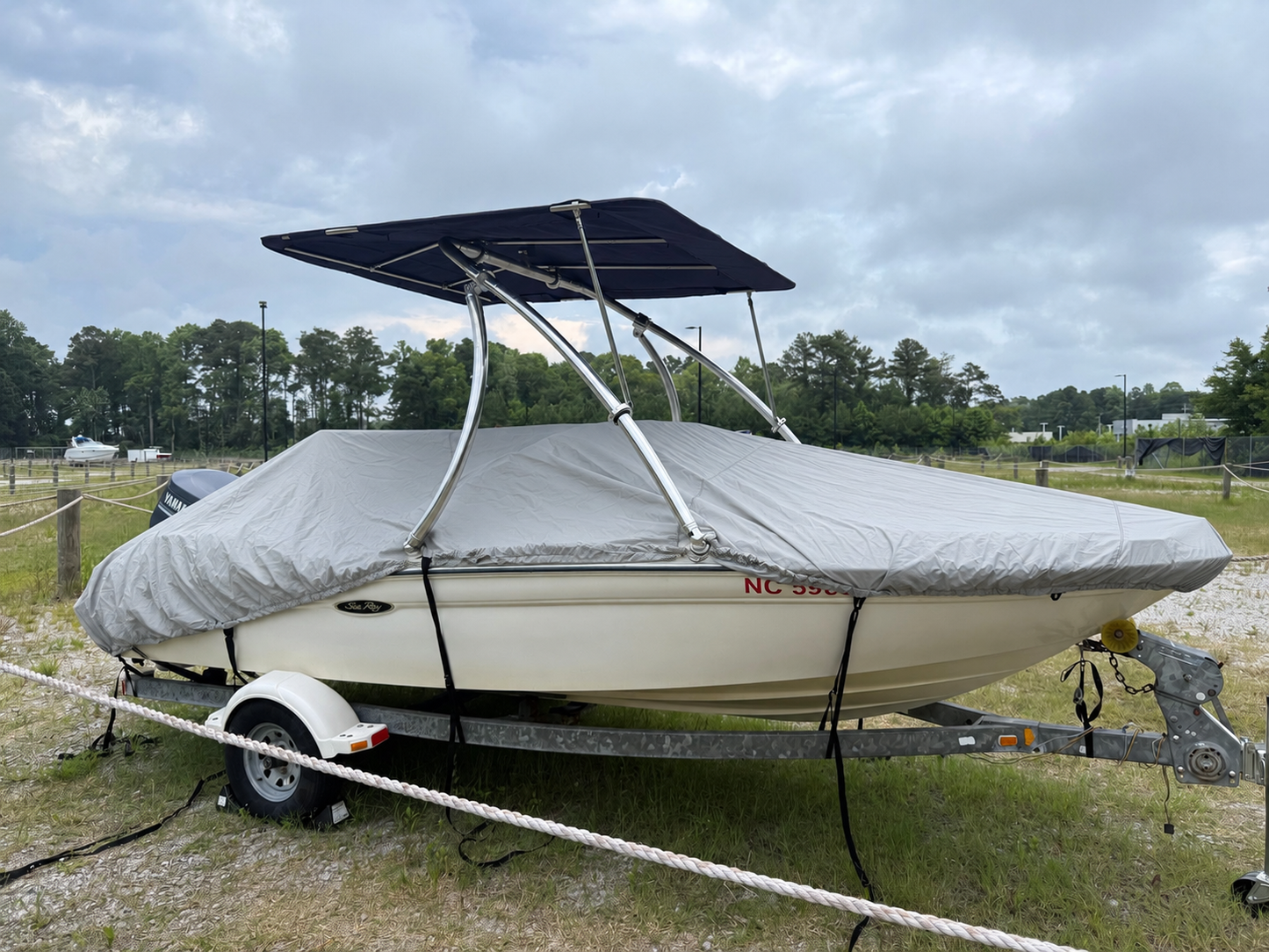 Atlas Wakeboard Tower + Oversized Bimini Top Package