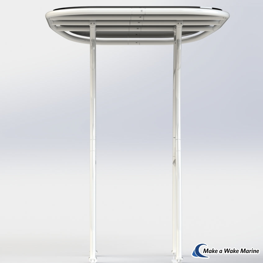 DIY installation white boat t top