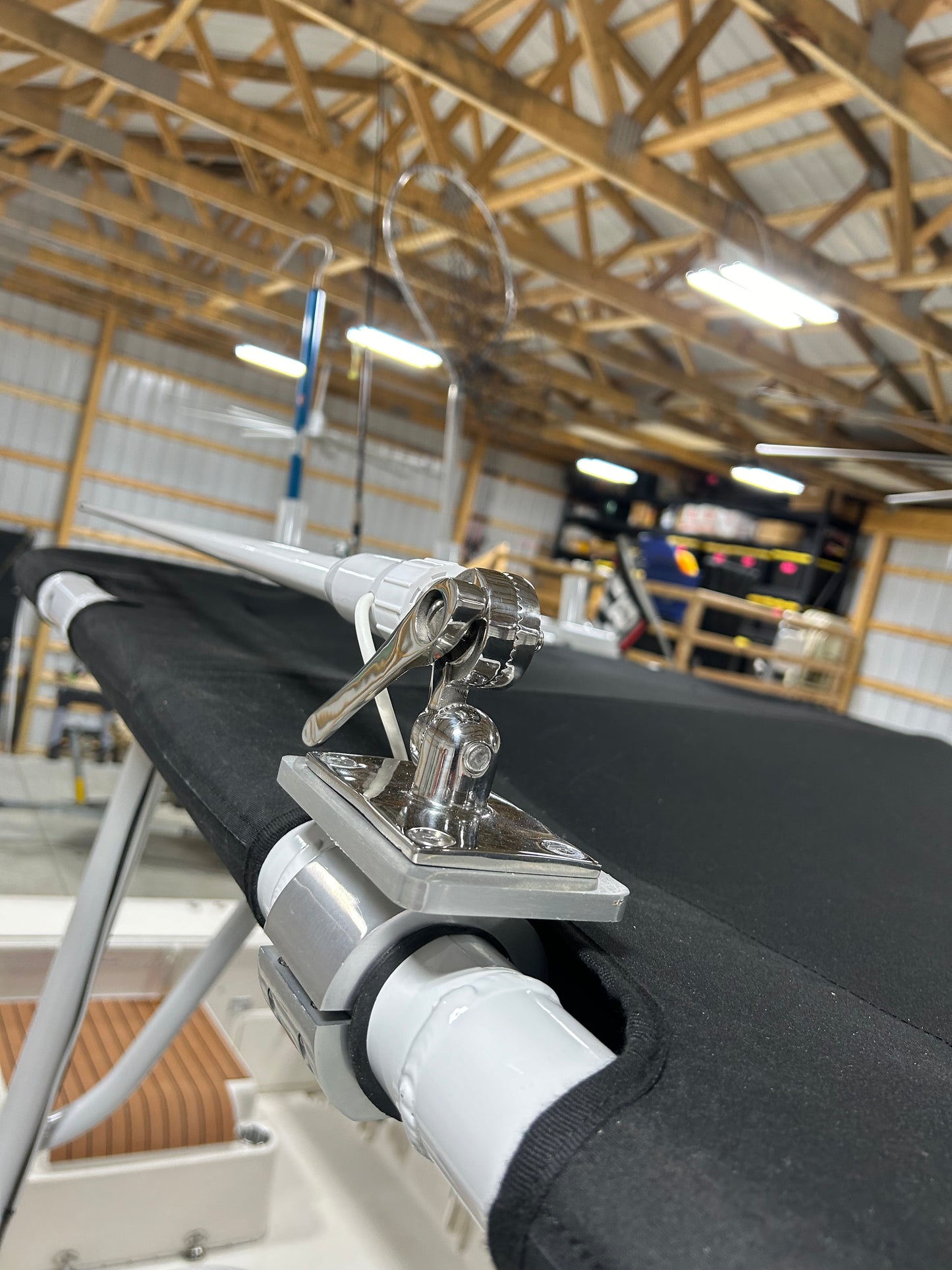 T-Top Clamp on Folding Antenna Mount