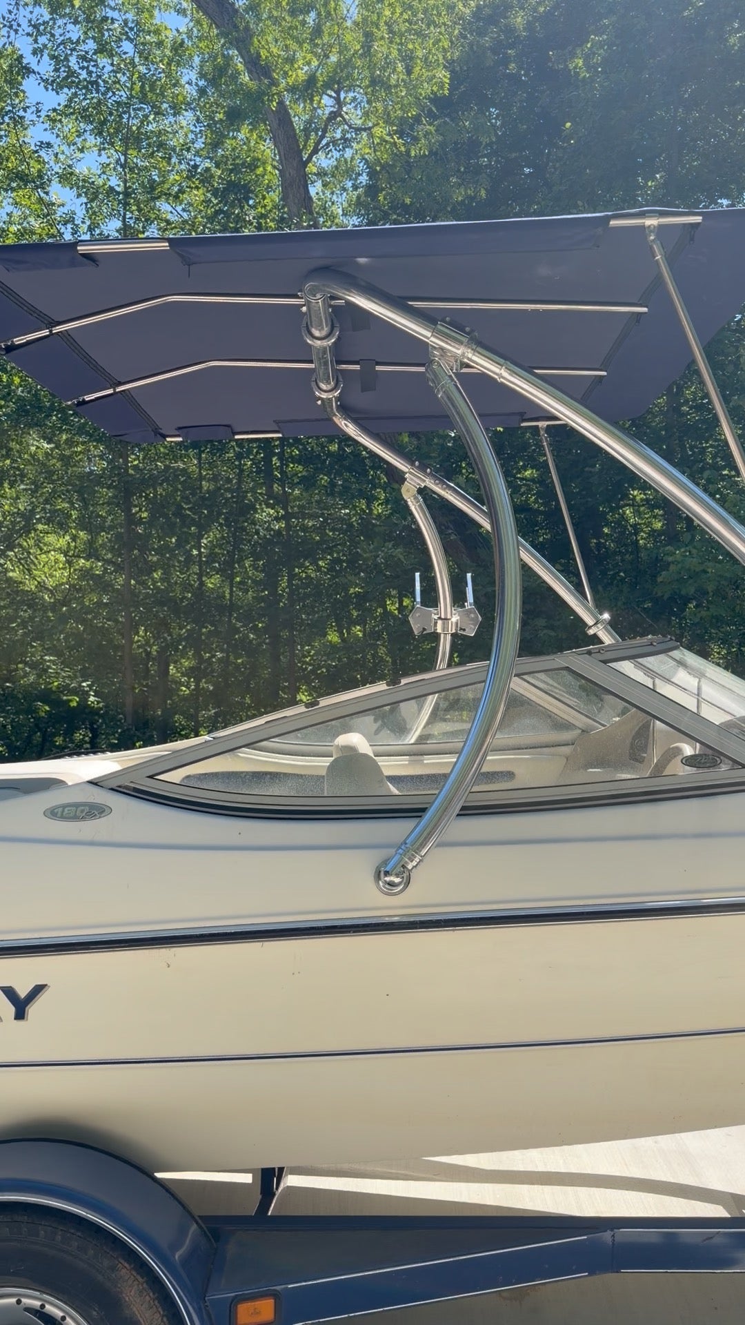 Oversized Wakeboard Tower Bimini Top