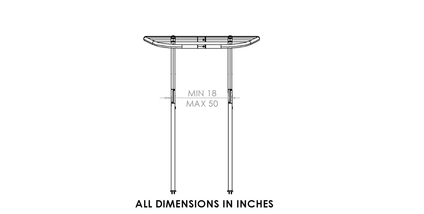 High Side Bar Pro 600 Heavy Duty T-Top Package