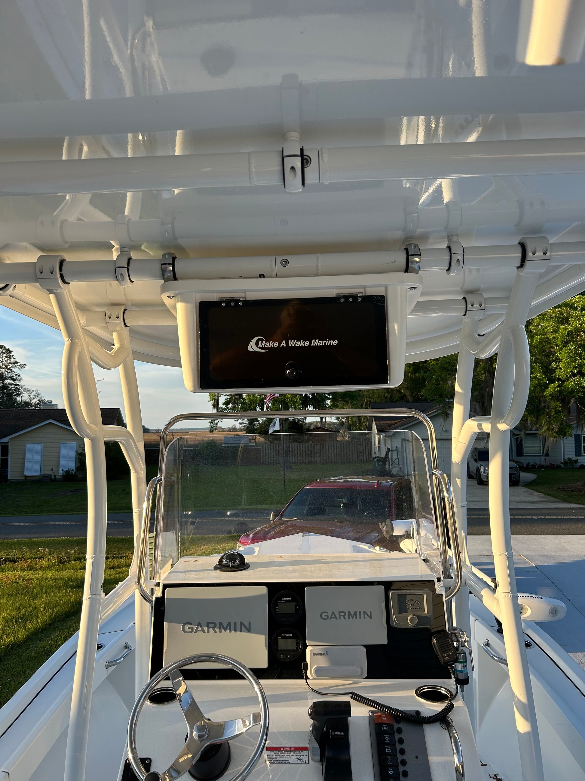 t top for parker 18 center console boat