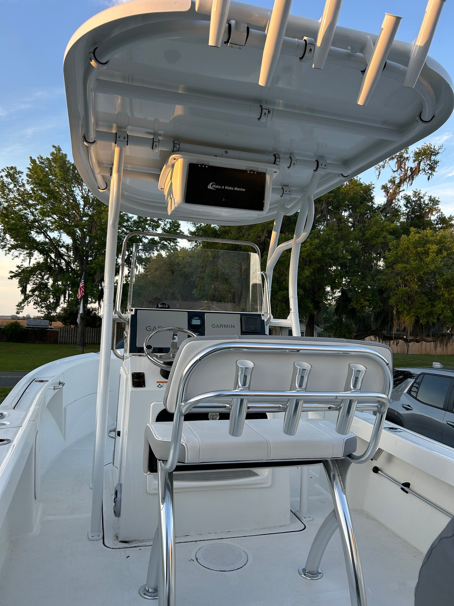 t top for parker 18 center console boat