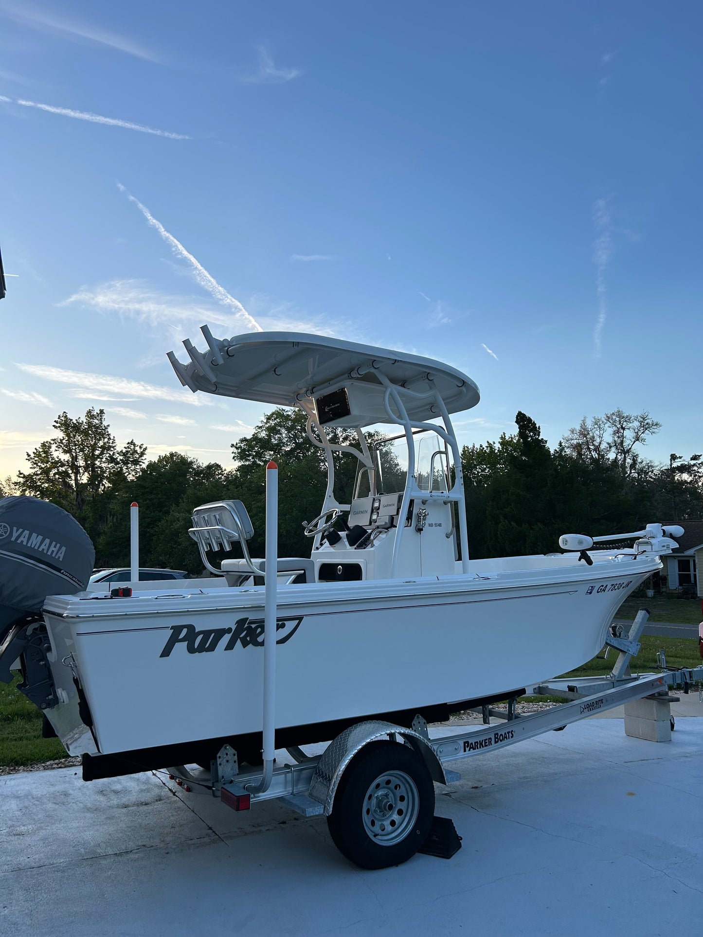 t top for parker 18 center console boat