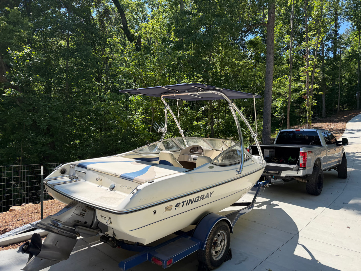 Oversized Wakeboard Tower Bimini Top