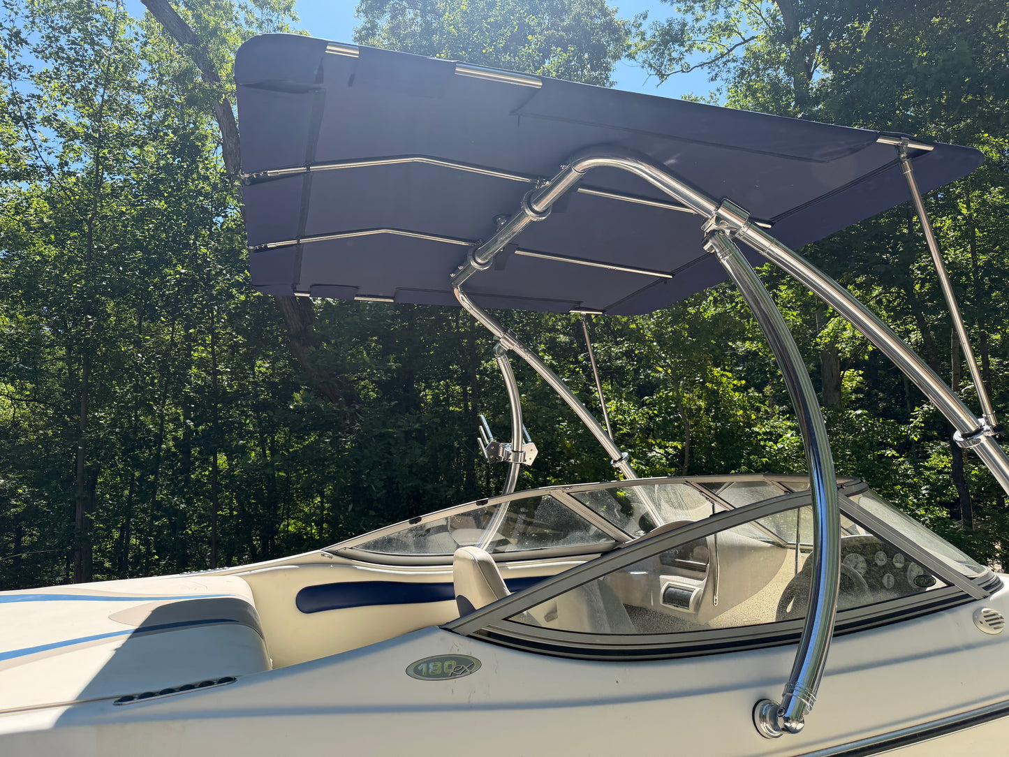 Atlas Wakeboard Tower + Oversized Bimini Top Package