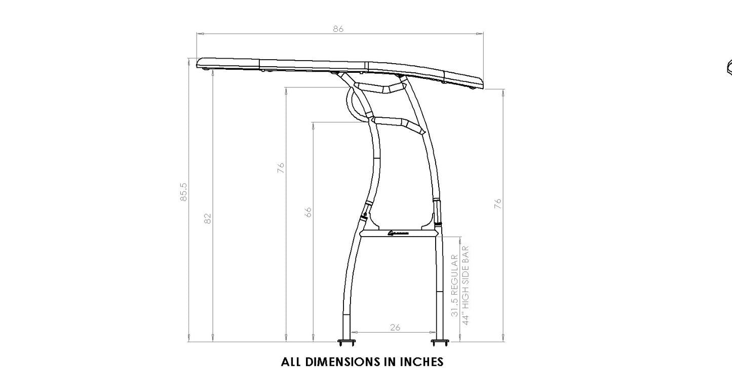 Hard Top Pro 600 Heavy-Duty T-Top