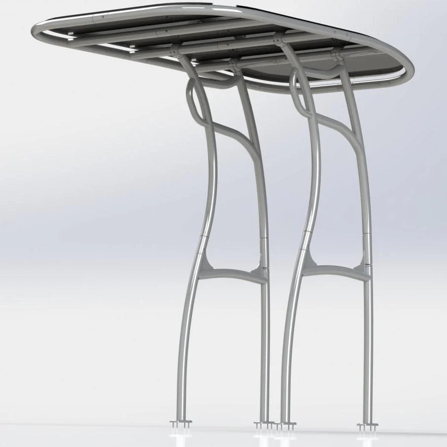 Anodized Aluminum Pro 600 Heavy Duty T-Top Package