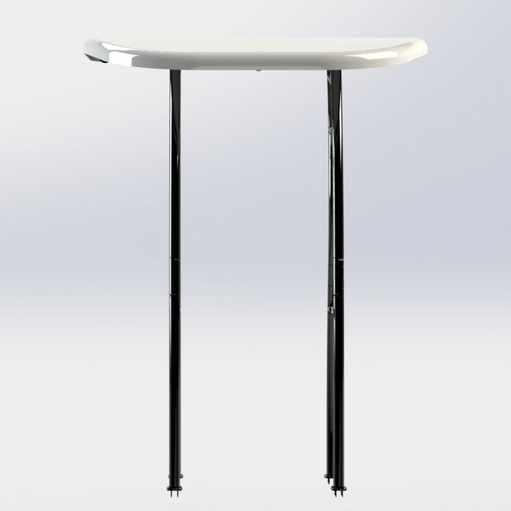 Hard Top Pro 600 Heavy-Duty T-Top w/ 5 Rod Holder