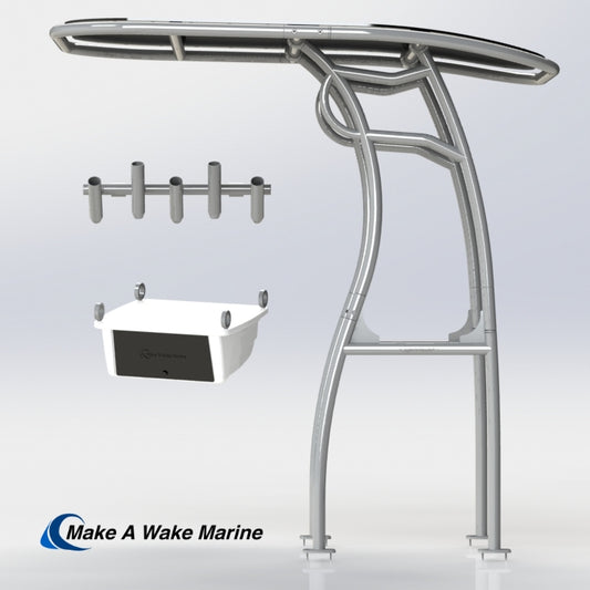 Anodized Aluminum Pro 600 Heavy Duty T-Top Package