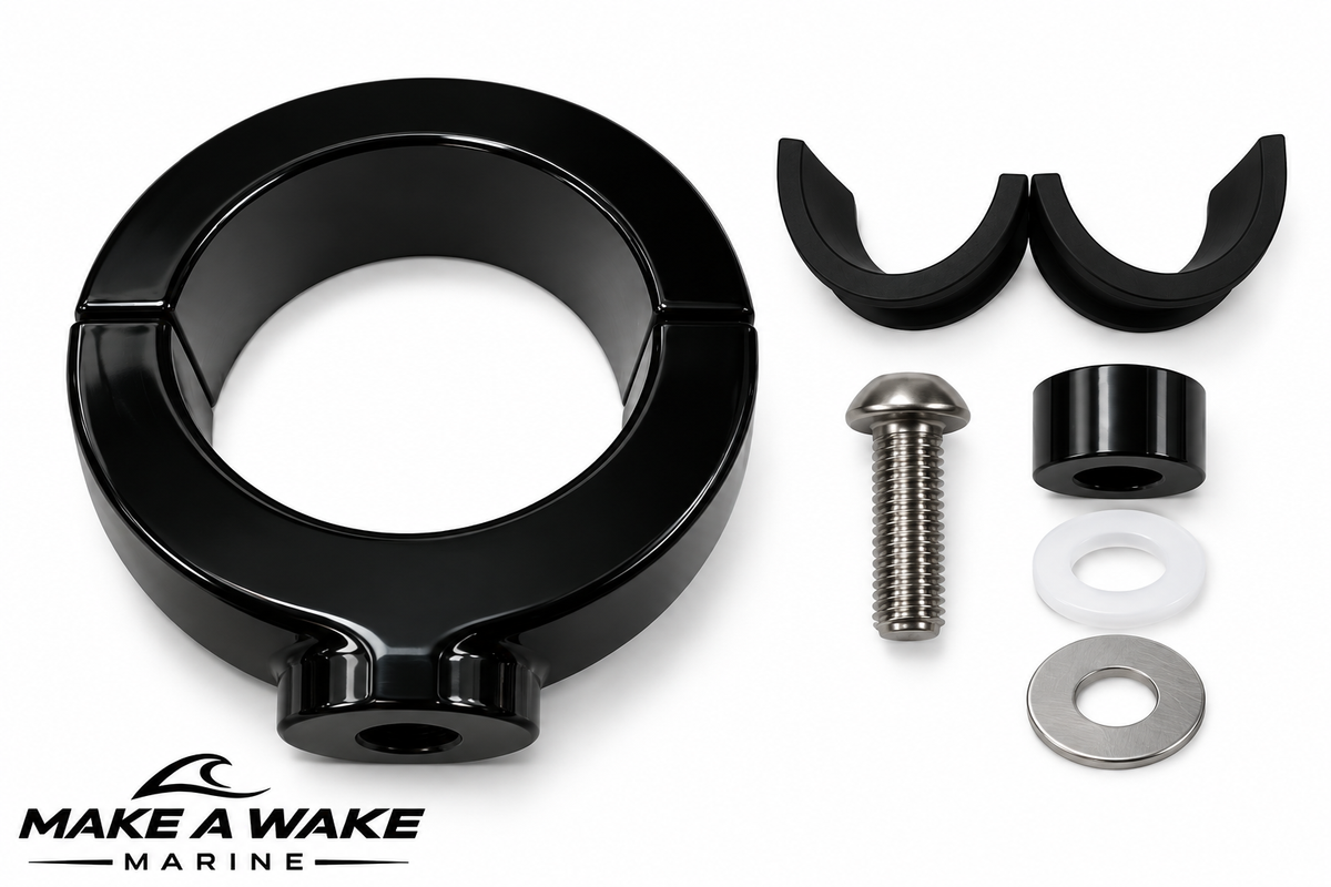 t top mounting clamp black