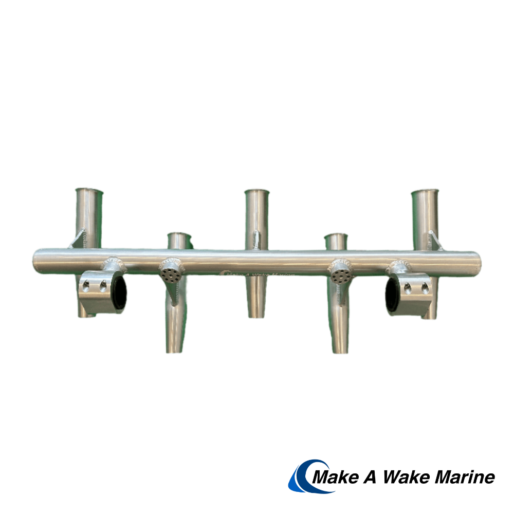 wakeboard tower fishing rod holder 5 Rod Holder for T-Top – Make A Wake Marine
