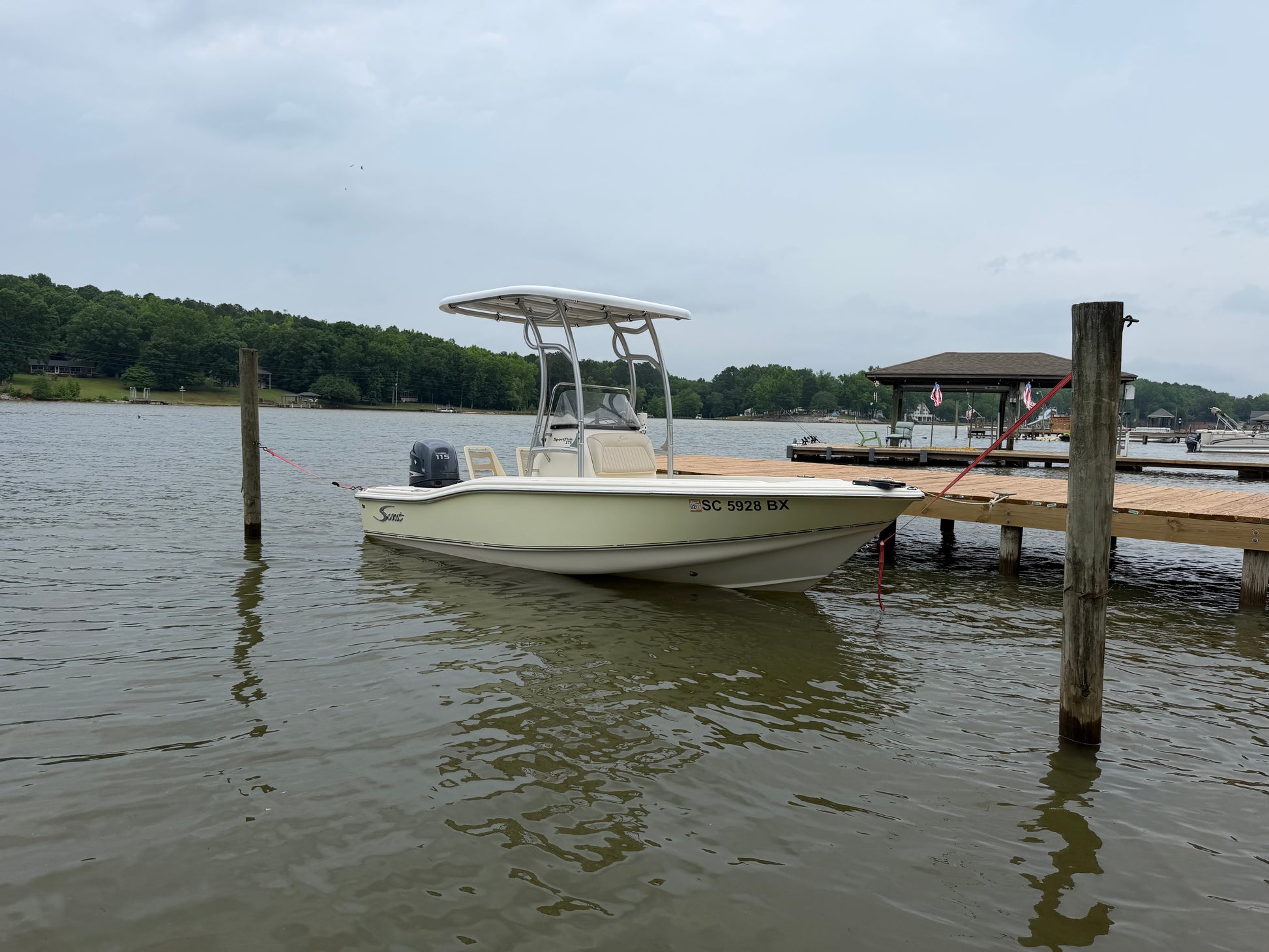 t top for scout 175 sportfish