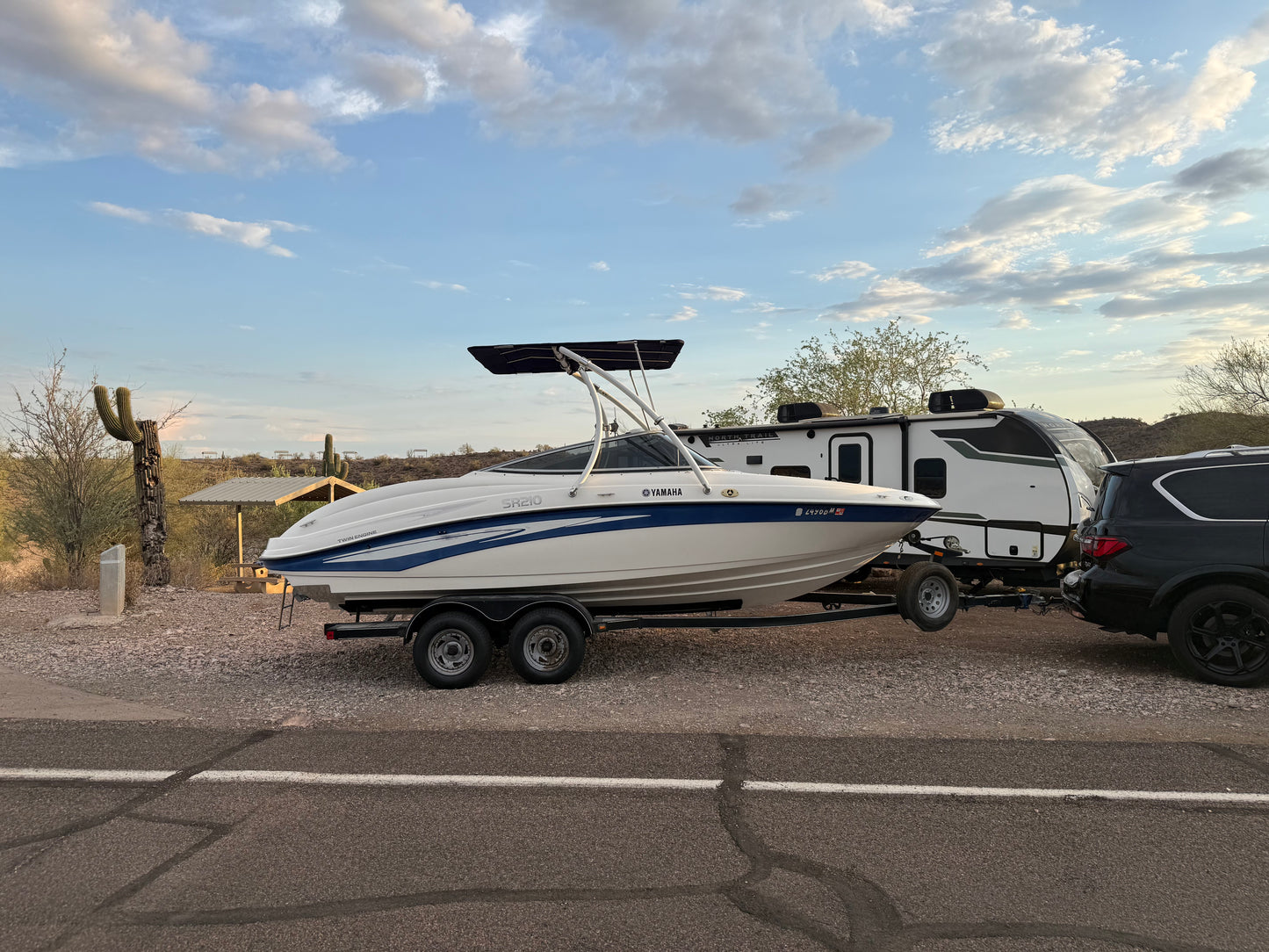 Atlas Wakeboard Tower + Oversized Bimini Top Package