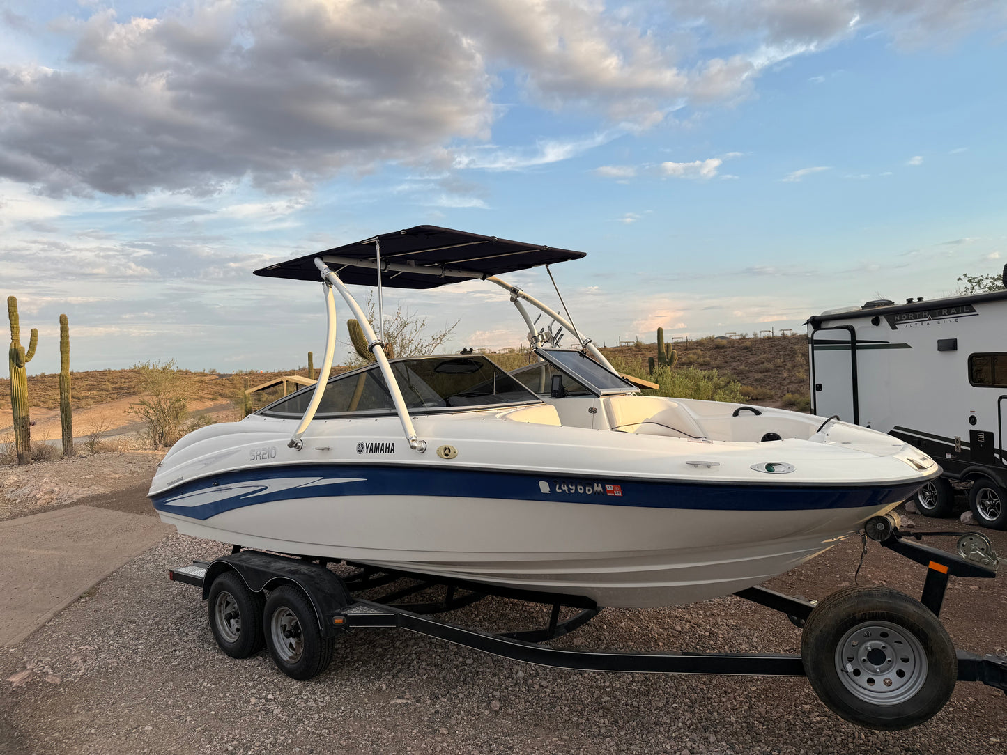 Atlas Wakeboard Tower + Oversized Bimini Top Package