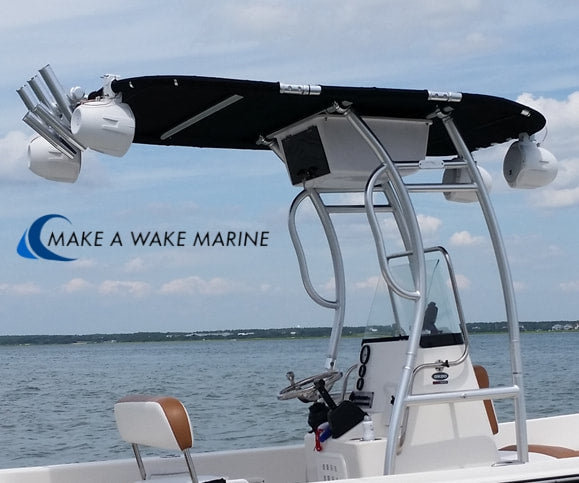 Overhead Marine Electronics E Box ✮ Fishing Boat Tower Center Console Ebox  ✮ Fiberglass ✮ Locking Smoked Glass ✮ Safe Stereo Radio Head Unit Storage ✮