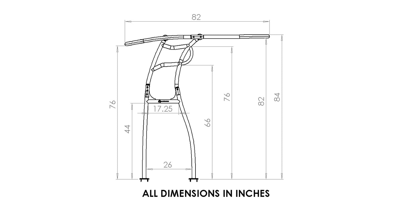High Side Bar Pro 600 Heavy Duty T-Top
