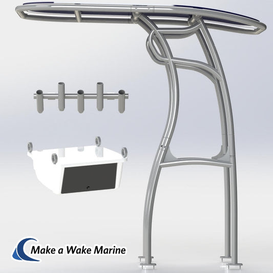 t top package e box rod holders aluminum